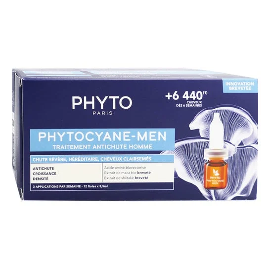 Phytocyane Trattamento Anti-Caduta Uomo 12 Fiale