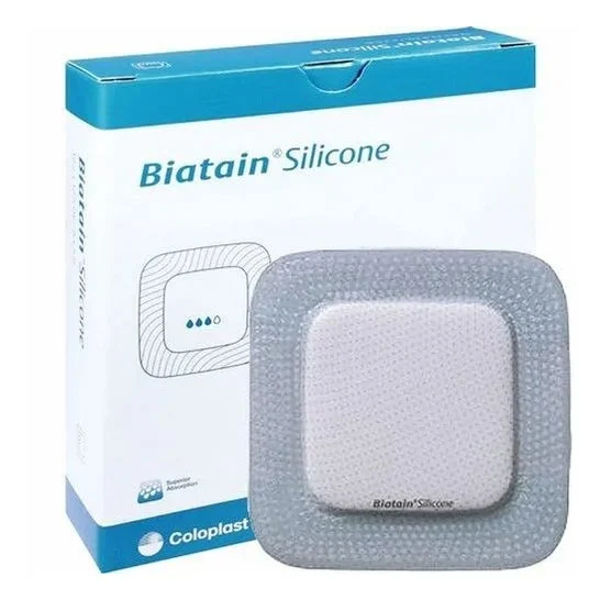 Coloplast Biatain Silicone Aposito 7.5x7.5 10 Unità