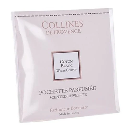 Collines de Provence Pochette Parfumée Coton Blanc