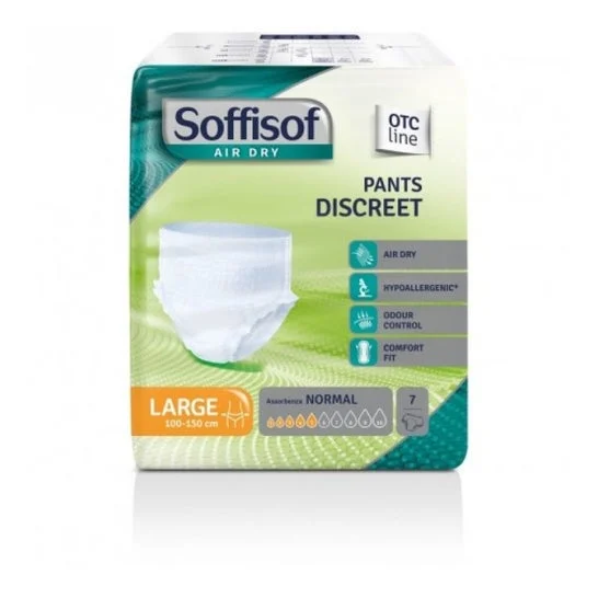 Soffisof Air Dry Pants Discreet Normal Taglia L 7 Unità