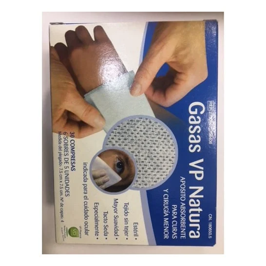 Vp Natura Nonwoven Sterile Gauze Circa 5 U 30 Compresse