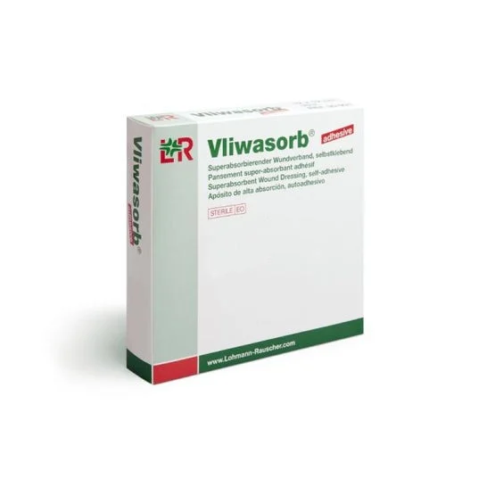 Vliwasorb Pro Medicazione ad alto assorbimento 12.5cmx12.5cm 10 pezzi