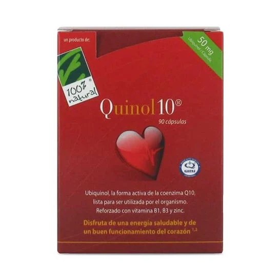 100% Naturale Quinol 10 90capsule di 50mg di Ubiquinol