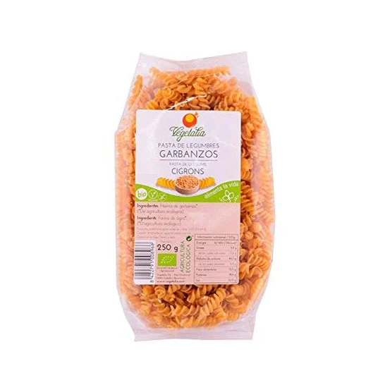 Vegetalia Organic Chickpea Spirals S/G 250g