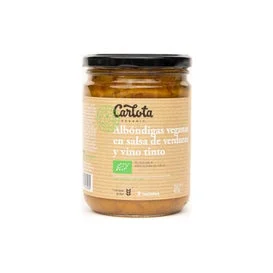 Carlota Organic Meatballs Sauce Verdu Bio Veg 425g