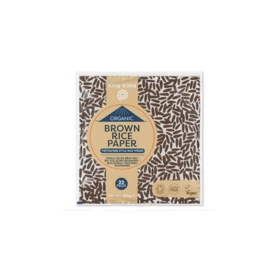 King Soba Carta di Riso Integrale Biologica 200g