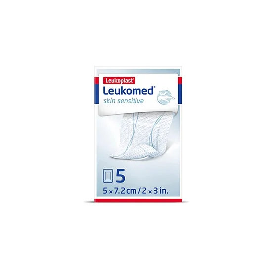 Leukomed Skin Sensitive 5x7,2cm 5 Unità