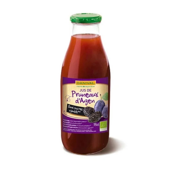 Danival Succo di Prugna Biologico Senza Zucchero 750ml