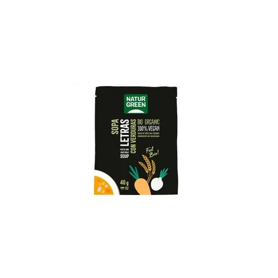 Zuppa di lettere ecologica Naturgreen con verdure 40 G