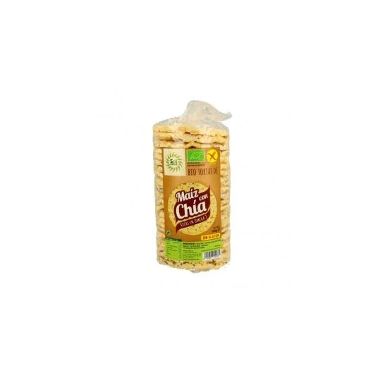 Solnatural Tort. Organic Chia Corn S/G 120g