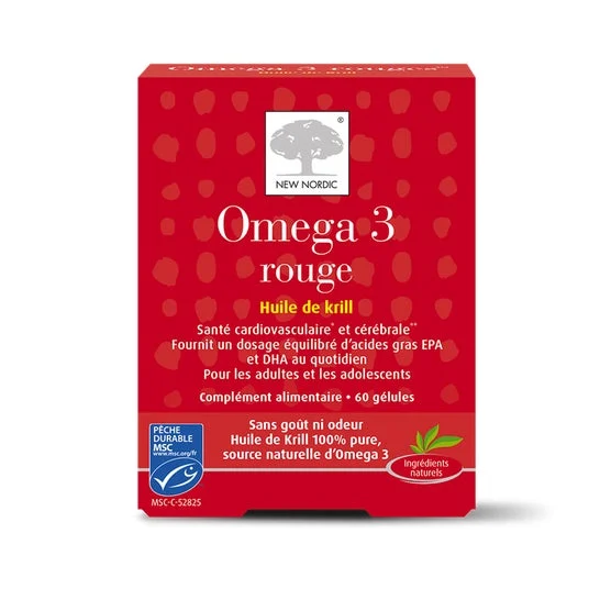 New Nordic Omega 3 Rojo 60 Perlas