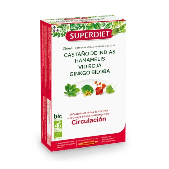 Super Diet Quatuor Circulation Bio 20 Fiale