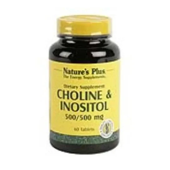 Nature's Plus Colina e Inositolo 500mg 60caps
