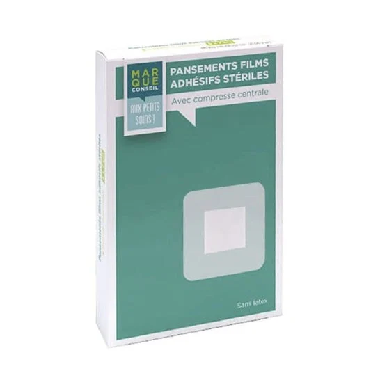 Marque Conseil Pellicola di Medicazione 10x10cm 5 Unità