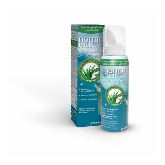 Normomar Spray Nasal Descongestionante Aloe Eucalipto 120ml
