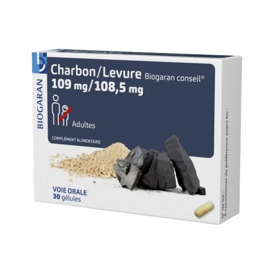 Biogaran Carbone Lievito 30caps