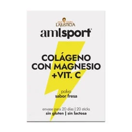 Amlsport Collagen con Magnesio e Vitamina C Gusto Fragola 20sticks