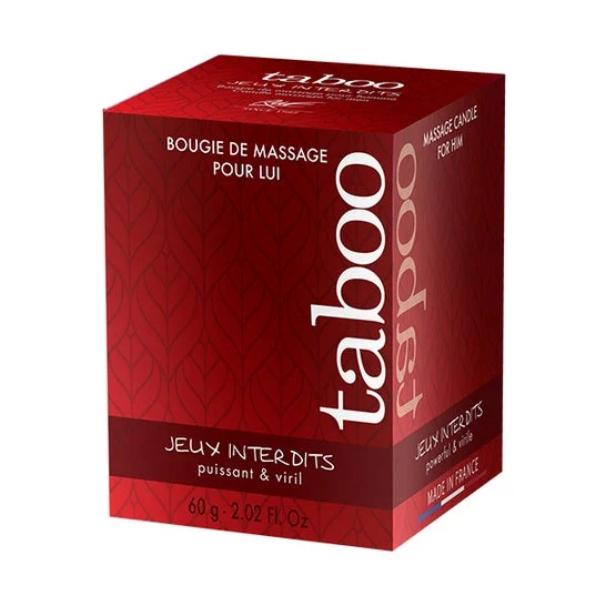 Ruf Taboo Vela Masaje para Él Jeux Interdits Liquen Salvaje 60g
