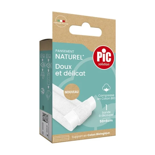 Pic Solution Apósito Natural Suave y Delicado Bio 50x6cm 1ud