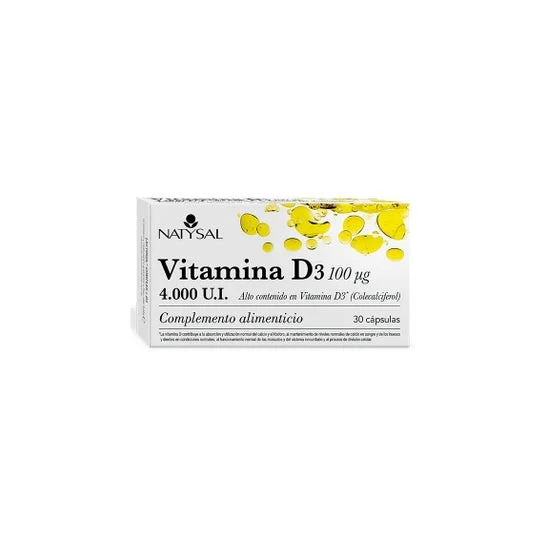 Natysal Vitamina D3 4000Ui 30caps