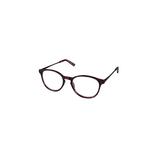 Farline Occhiali da Vista Provenza Rosso +1.00 1 Unità