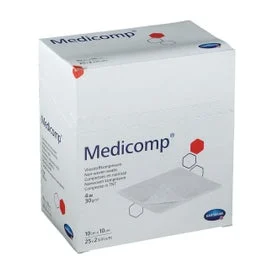 Medicomp Compresse Boîte Non Stérile 10x10mm 2x25uts