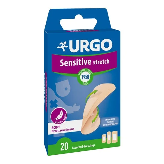 Urgo Assortimento Sensibile Stretch 20 Cuscinetti Medicazione