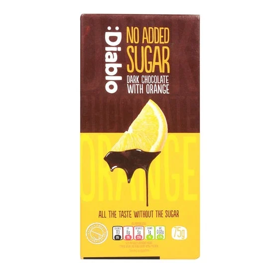 :Diablo Biscotti Al Cioccolato Fondente e Arancia 75g