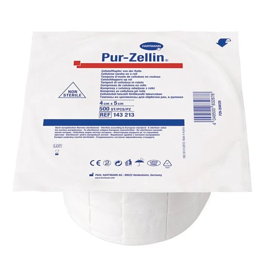 Pur-zellin Compresa Celulosa 4 X 5 Cm