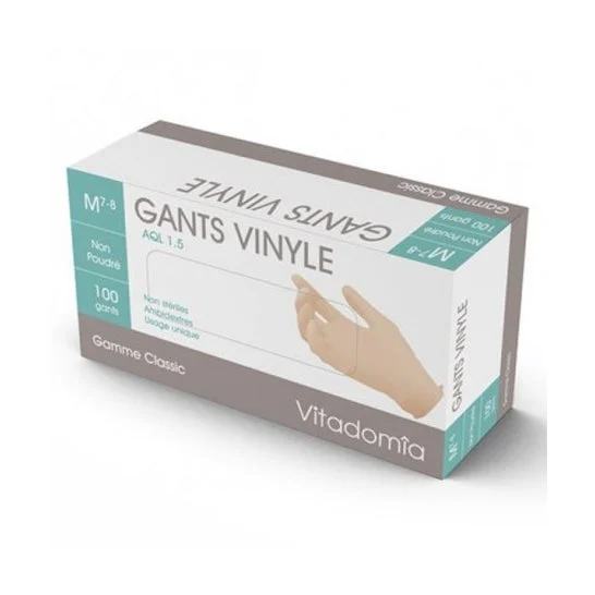 Guanto in vinile Vitadomia N/Pdr L 100