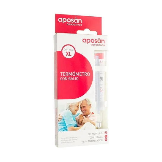 Aposán Termómetro con Galio con Lupa XL 1ud