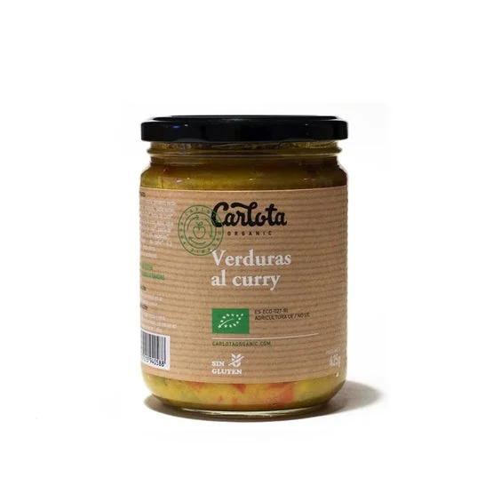 Carlota Curry Vegetale Biologico Bio Conservato 425g