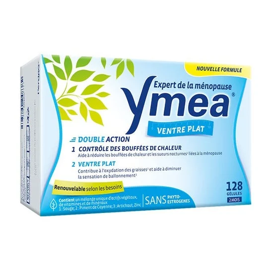 Ymea Ménopause Ventre Plat 128 Gélules