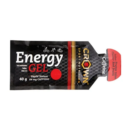 Crown Energy Gel ai Frutti Rossi con Caffeina 12x40g