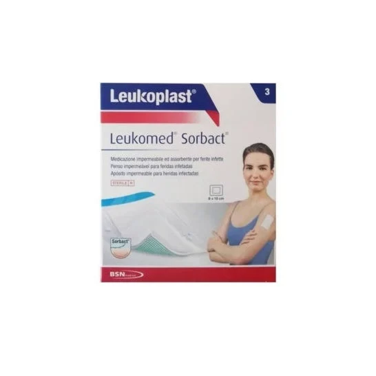 Leukomed Sorbact Aposito Sterile Adh 8 X
