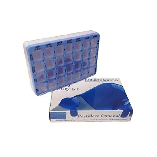 Dernove Weekly Pill Box Design compatto