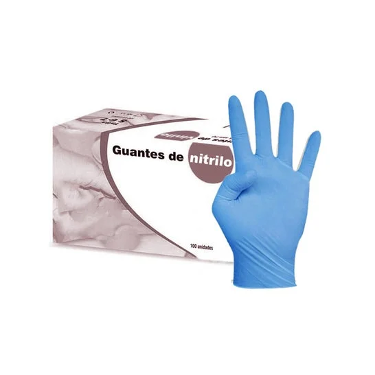 Dispomedic Nitrile Powder Free Gloves Medium 100 pz