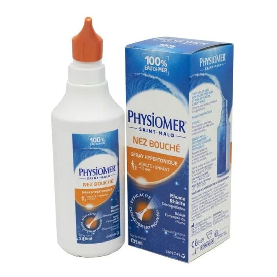 Physiomer Hypertonic Blocked Nose 135ml