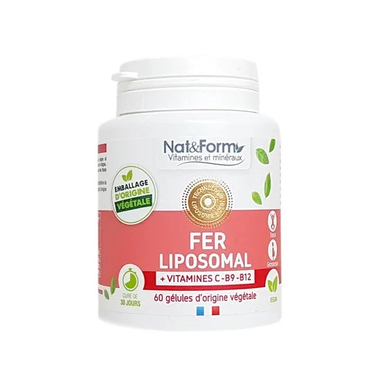 Nat&Form Fer Liposomal 60caps