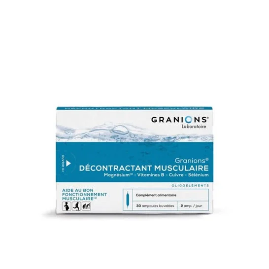 Granions Muscle Relaxing Drinkable Solution 30 Ampolle