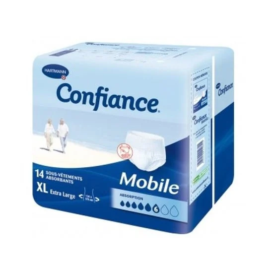 Confidenza Pannolini per adulti Assorbimento mobile 6x14