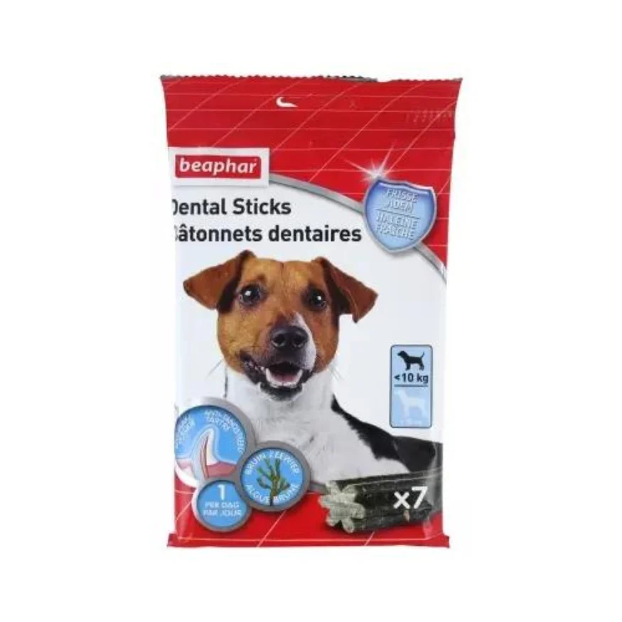 Beaphar Bastoncini dentali per cani di piccola taglia x7