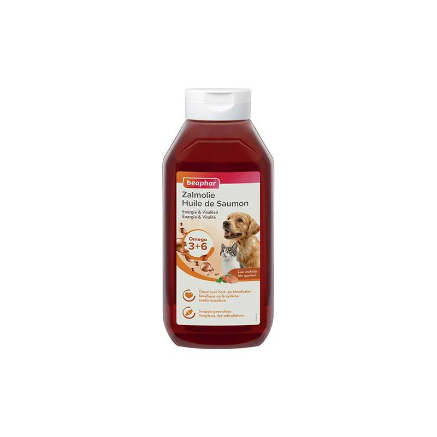 Beaphar Olio di Salmone per Cani e Gatti 430ml