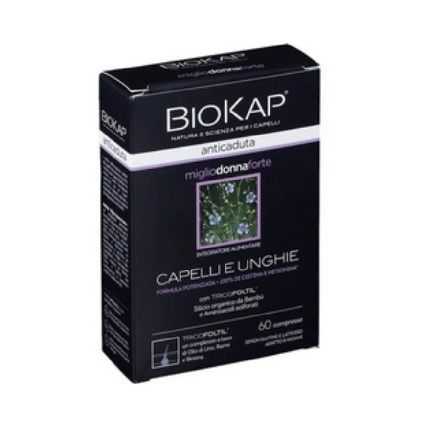 Biokap Trattamento Capelli Donna 60 Capsule Anti Caduta