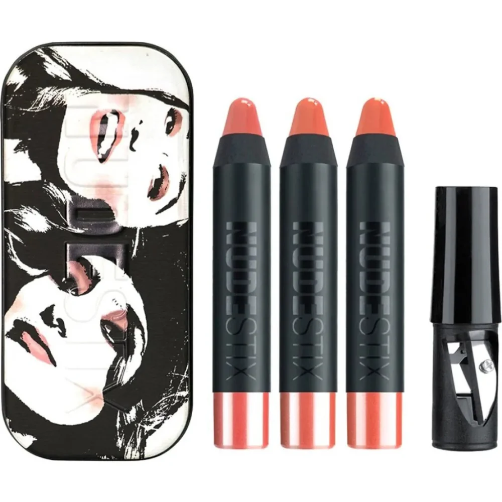 Nudestix Mini Kit Kit Fondatore Ally, Taytay, Jmama Set di balsami per labbra e guance