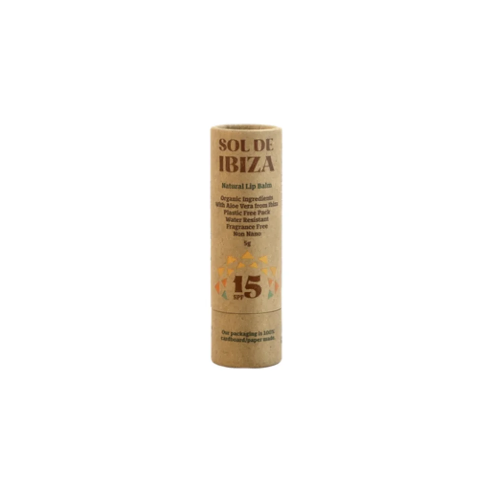Sol De Ibiza Balsamo Labbra Naturale Spf 15, 5 G