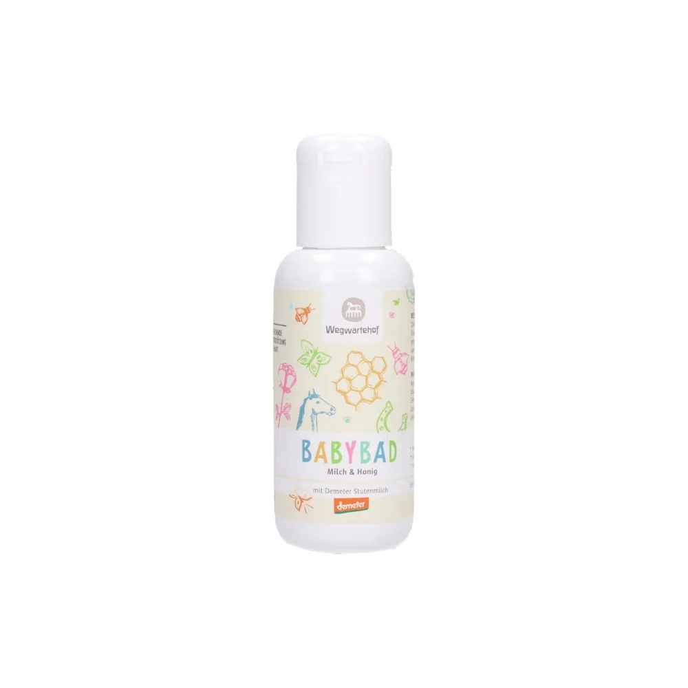 Wegwartehof Baby Bad Milch & Honig, 100 Ml Delicato Detergente Con Latte E Miele Per I Bambini!