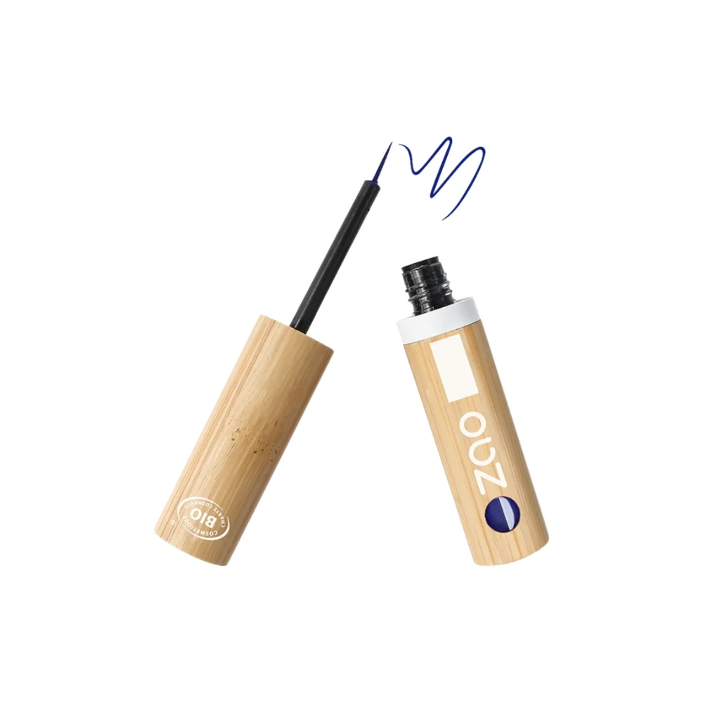 Zao Make Up Pennello Per Eyeliner, 072 Electric Blue (4,50 G)