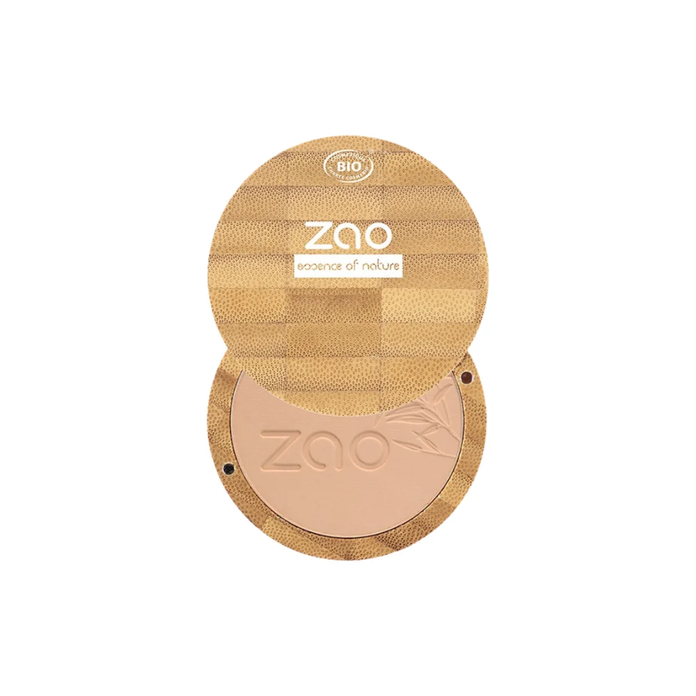 Zao Make Up Polvere Compatta, 303 Beige Albicocca (9 G)