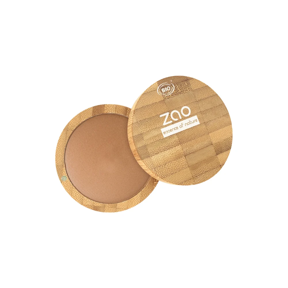 Zao Make Up Polvere Minerale Cooked, 345 Cioccolato Al Latte (15 G)